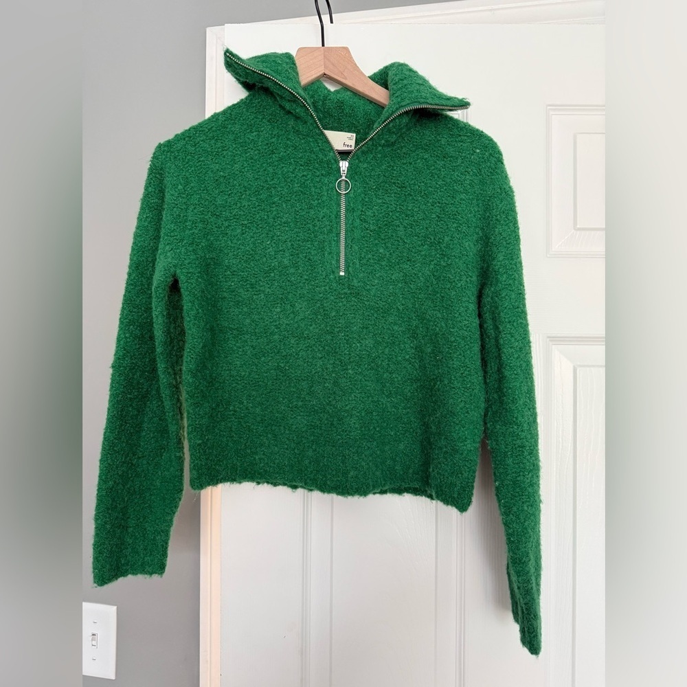 Aritzia Wilfred free Gwyneth Sweater green XS